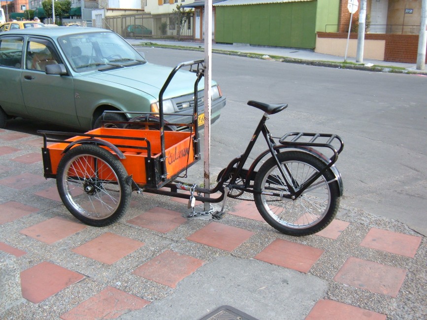 Cargo bike in Bogota